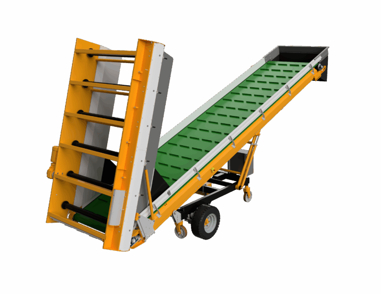 Leegmaakmachine voor het verwijderen van champost uit teeltbedden